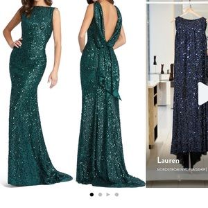 Beautiful Mac Duggal gown. Size 10. Worn once.